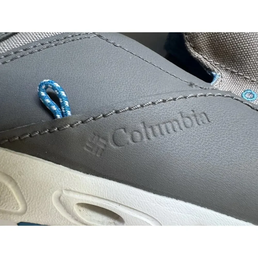 Columbia Mens 13 PFG Bahama Vent Slip-On Gray Boat Fishing Shoes